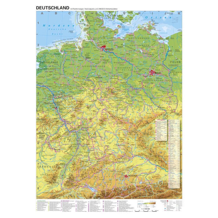 Heinrich Stiefel: Deutschland Radfernwege