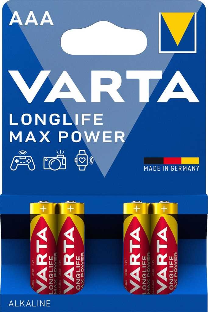 Varta 4703 Maxi-Tech Micro AAA für Personenwaagen BigStep Window vocal Medisa...