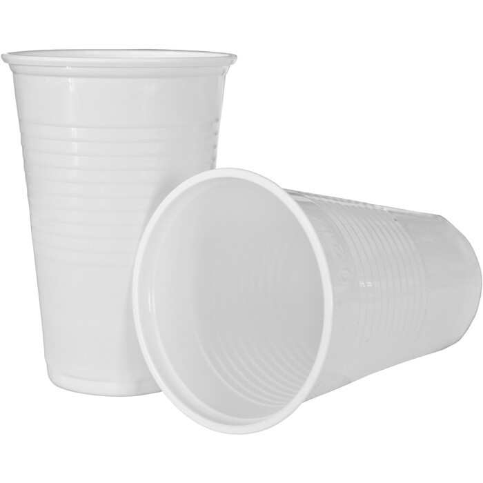 HEKU Trinkbecher 200 ml 50 Stück weiß
