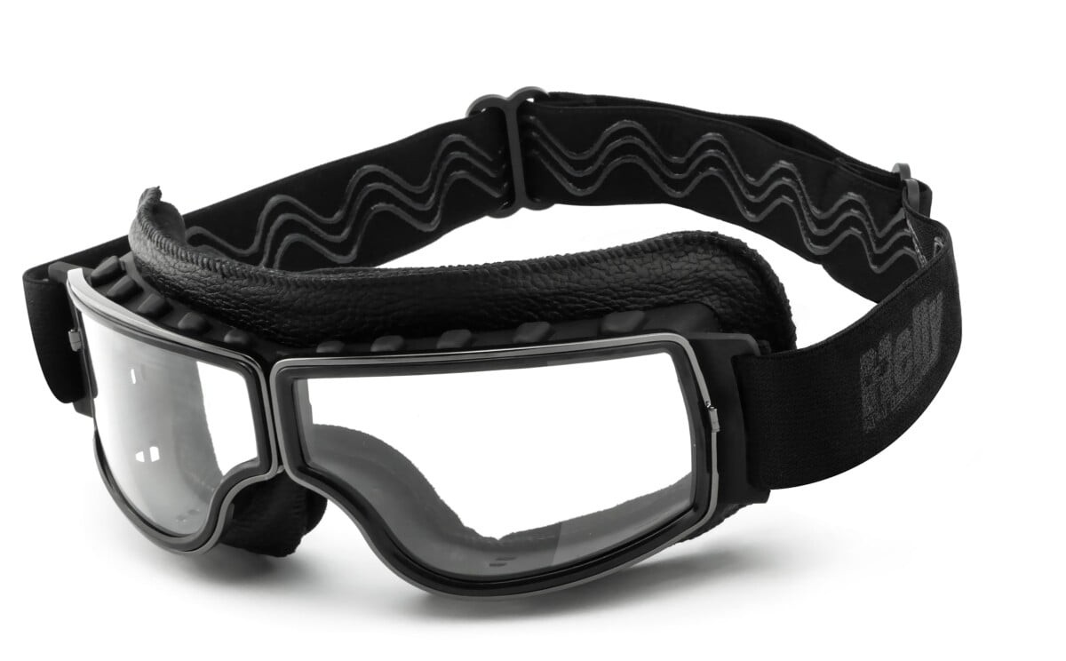HELLY - No.1 Bikereyes | Motorradbrille, Motorrad-Sonnenbrille, Bikerbrille, winddicht, klassisch | 1360bg-n klar