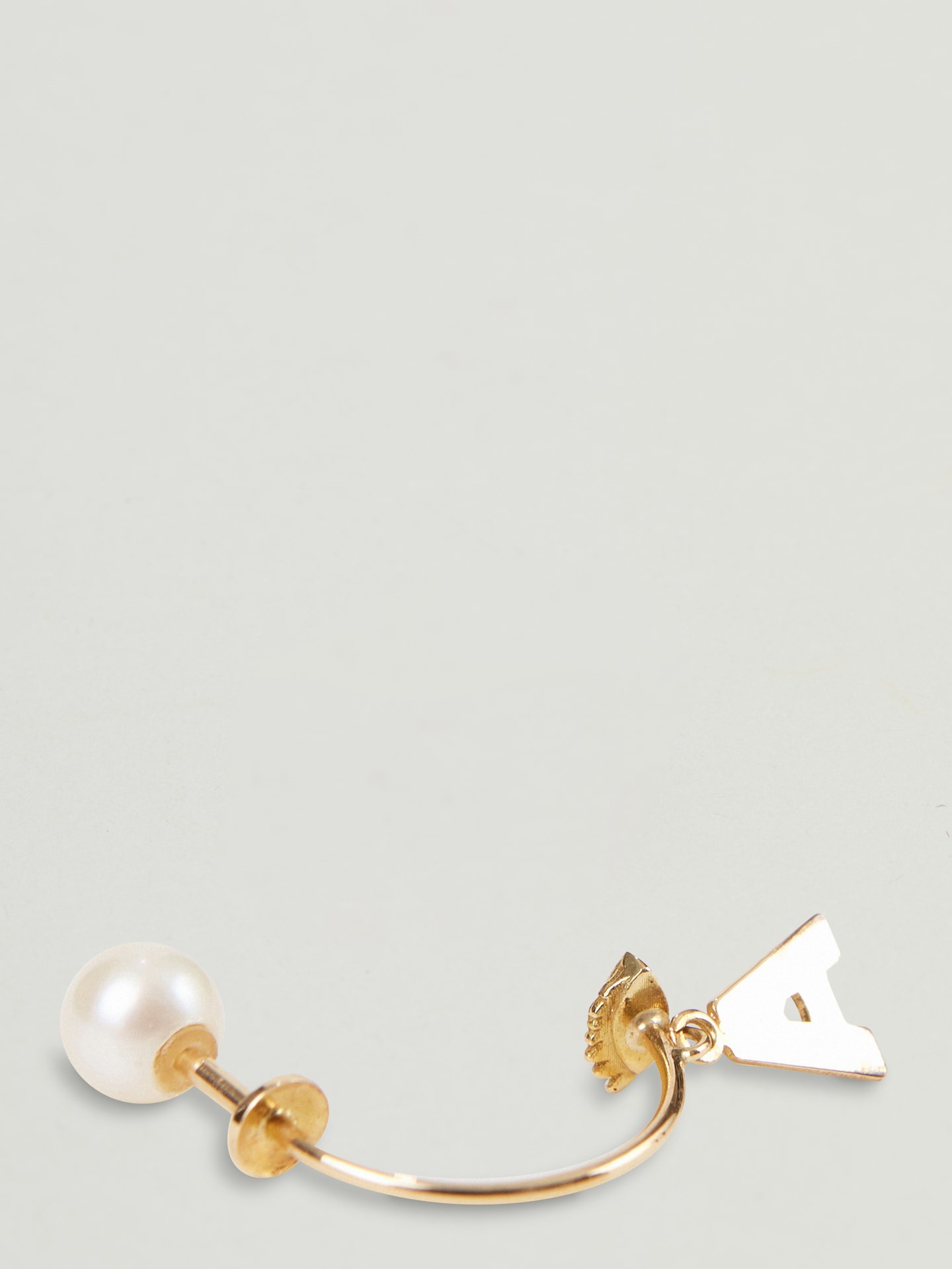 Ohrring 'Micro Eye A' Gelbgold