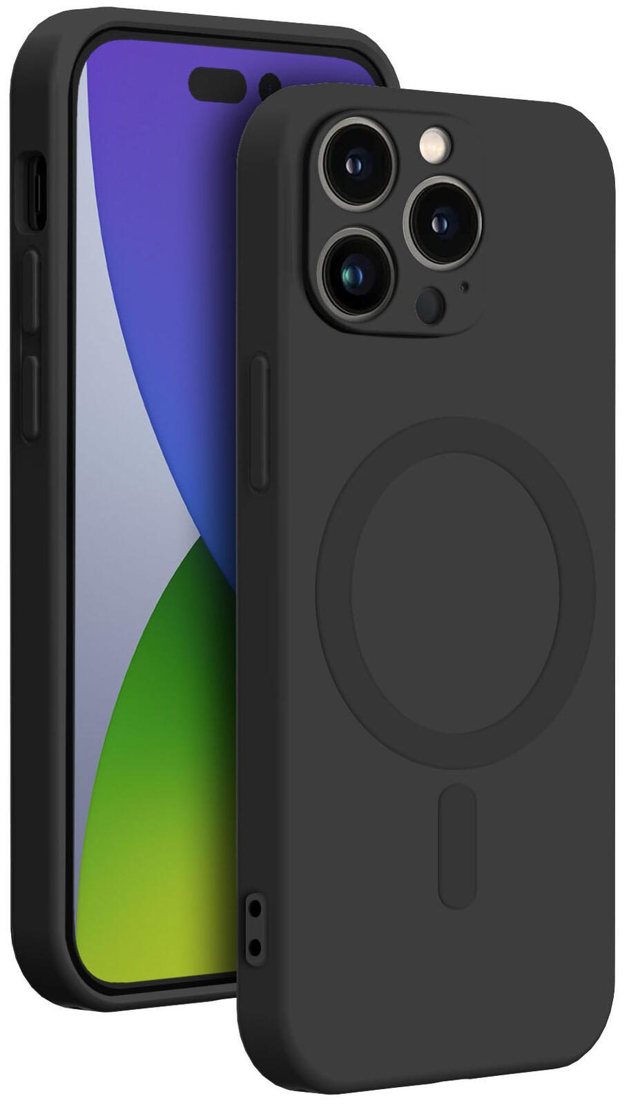 BigBen Handy-Cover MagSafe Soft Case für iPhone 14 Pro schwarz