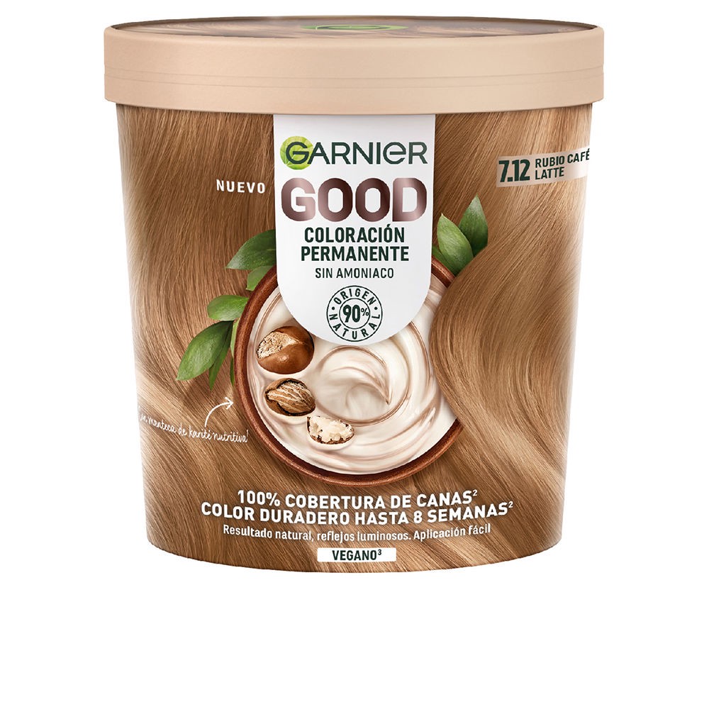 Good permanente Farbe #7.12 Latte Blonde