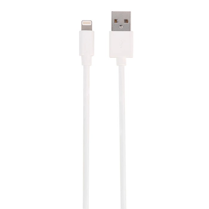 VIVANCO Lightning Daten- u. Ladekabel 2 m weiß