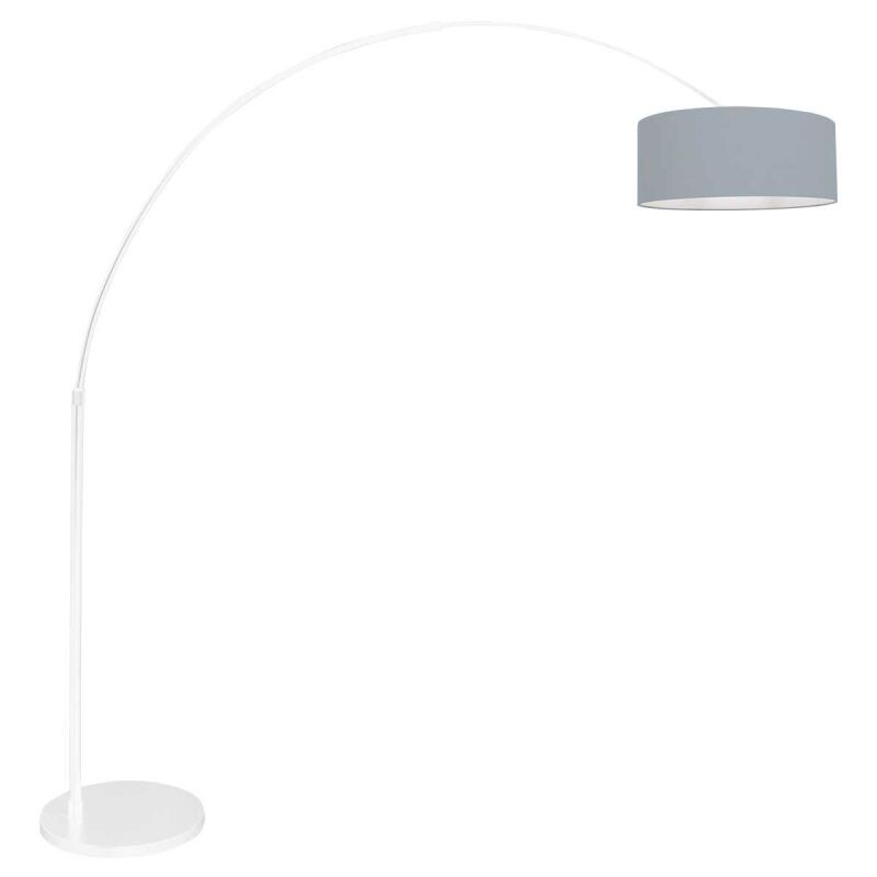 Steinhauer Bogenleuchte Sparkled Light weiß verschiedene Variationen blau-grau (Leinen)