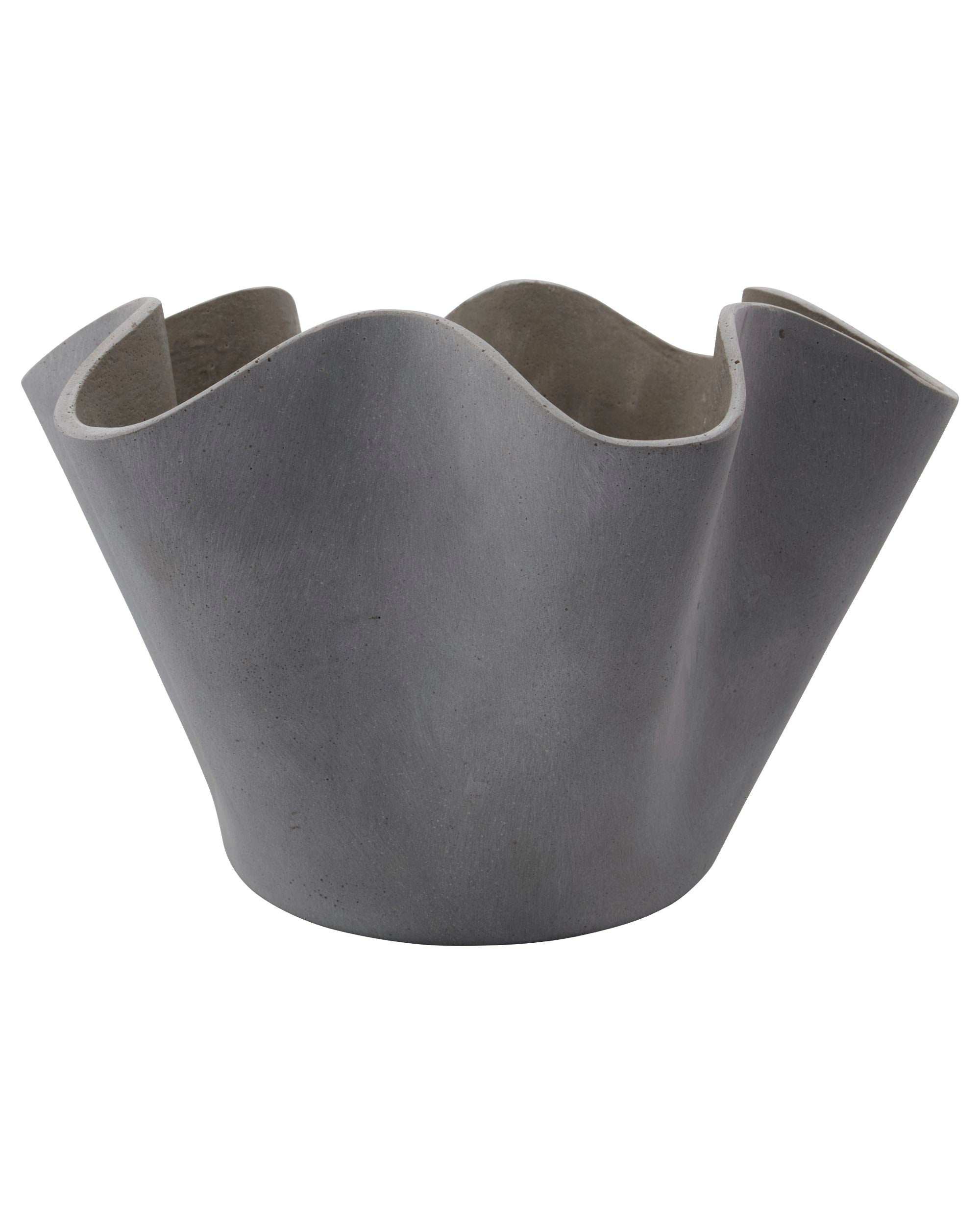 House Doctor Blumentopf Vaso grau 40cm