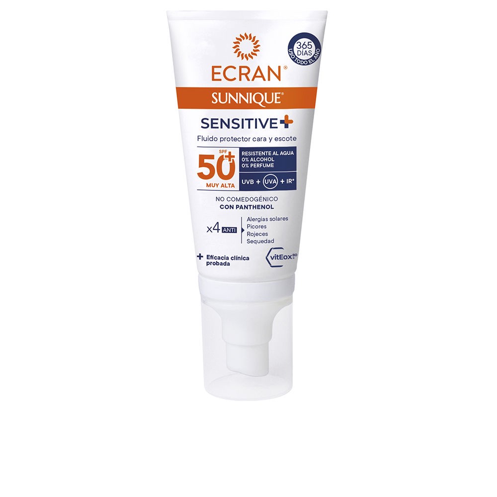 Ecran Sunnique Sensitive Gesichtspflege SPF50+ 50 ml
