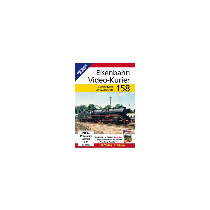 Eisenbahn Video-Kurier 158, 1 DVD - DVD