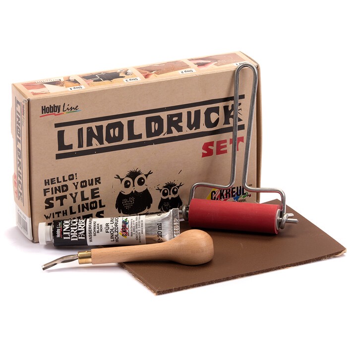 KREUL HOBBY LINE Linoldruck-Set 8-teilig