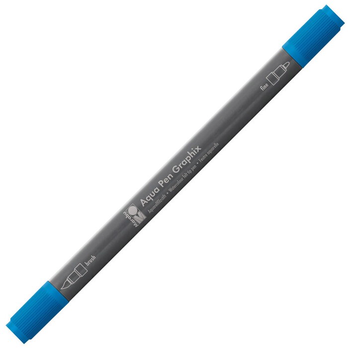 MARABU Aquarellfilzstift Aqua Pen Graphix mittelblau