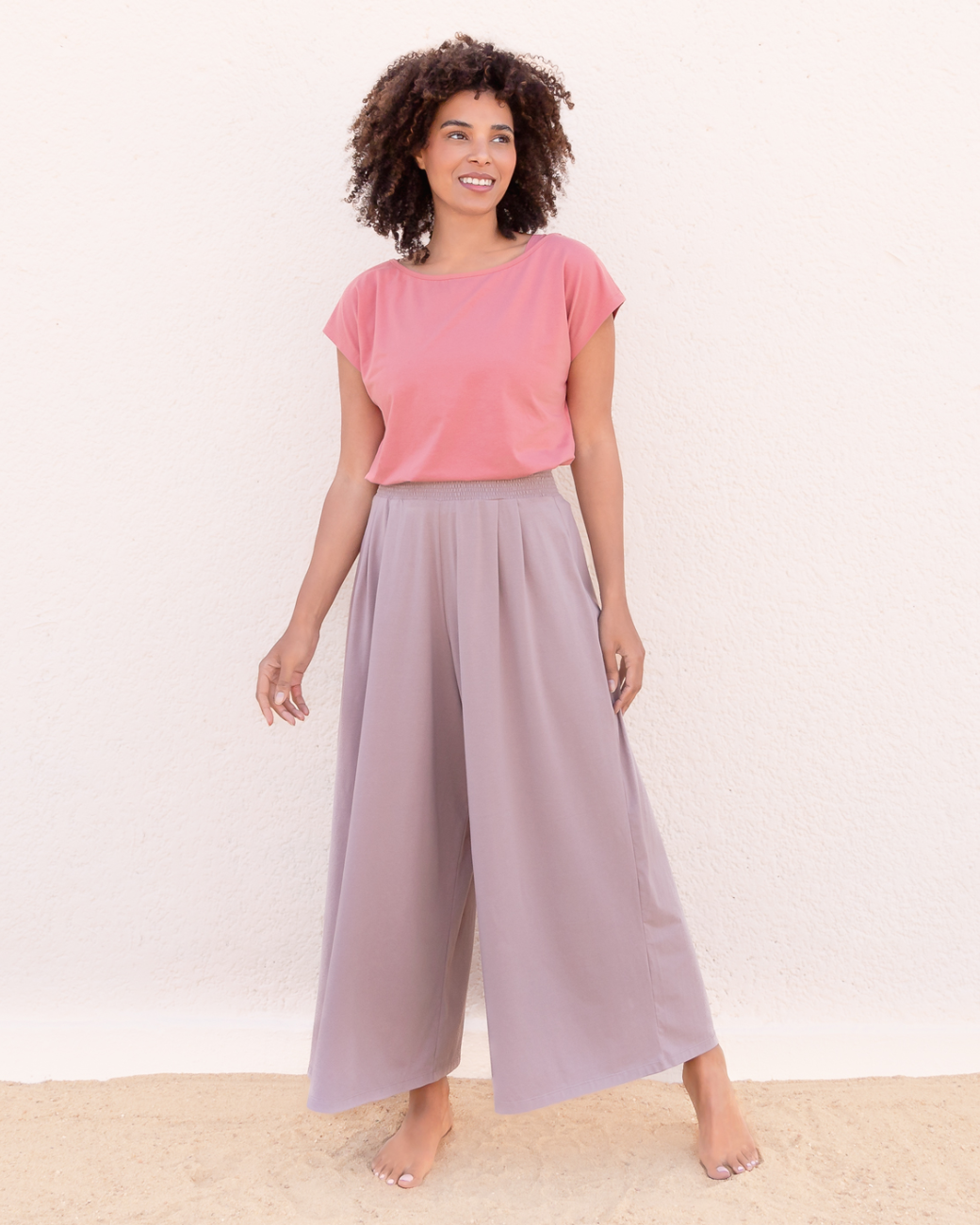 Jaya Organics Yogahose Diana - Taupe S