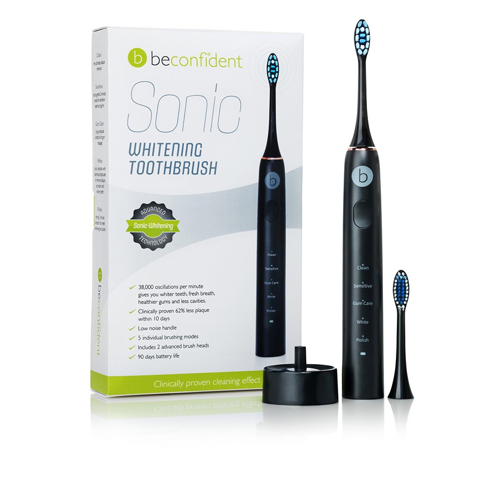 Sonic elektrische Whitening-Zahnbürste #schwarz/roségold 1 Stück
