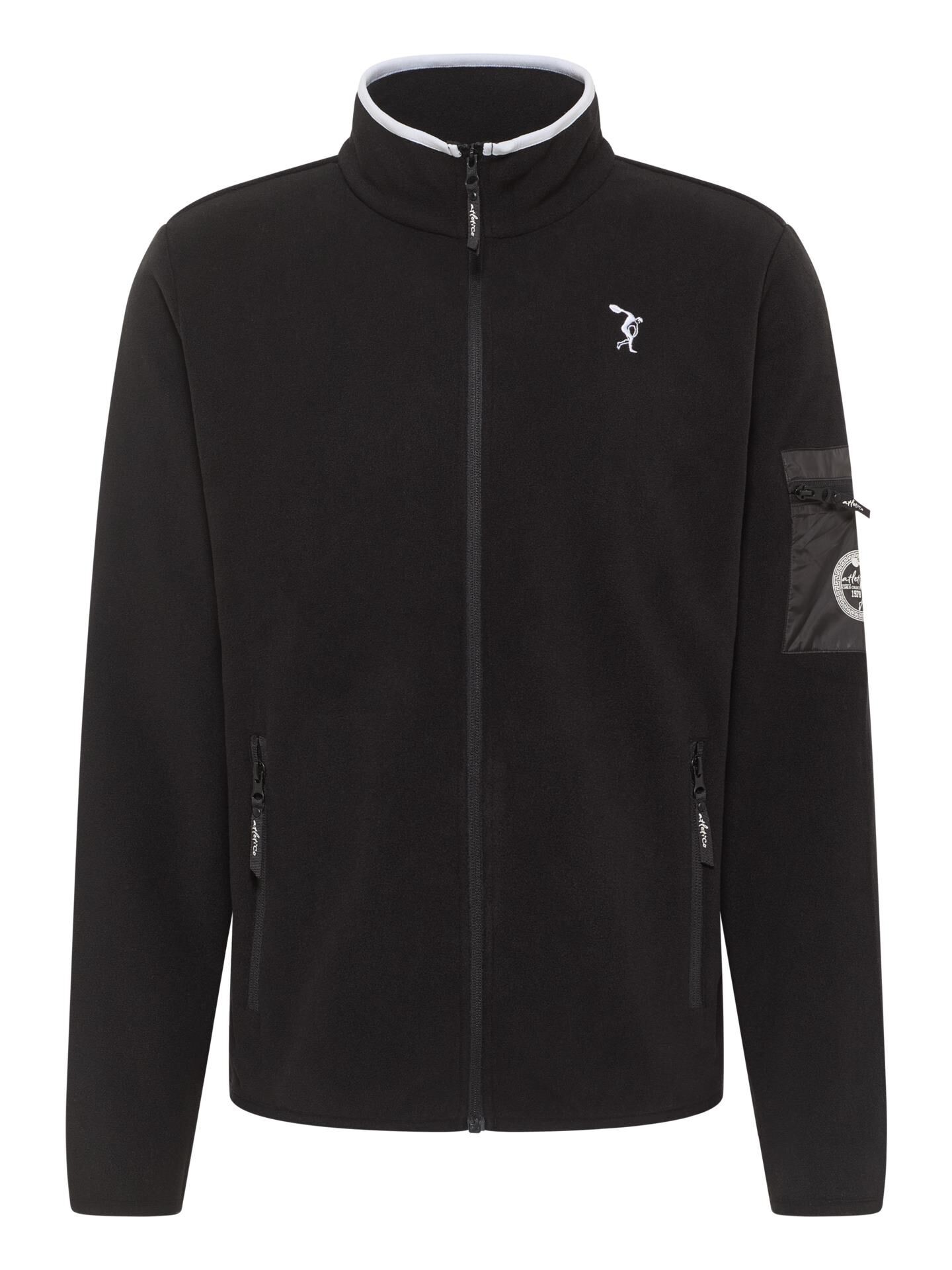 Carlo Colucci CARLO COLUCCI Atletico Fleecejacke - Schwarz M Schwarz