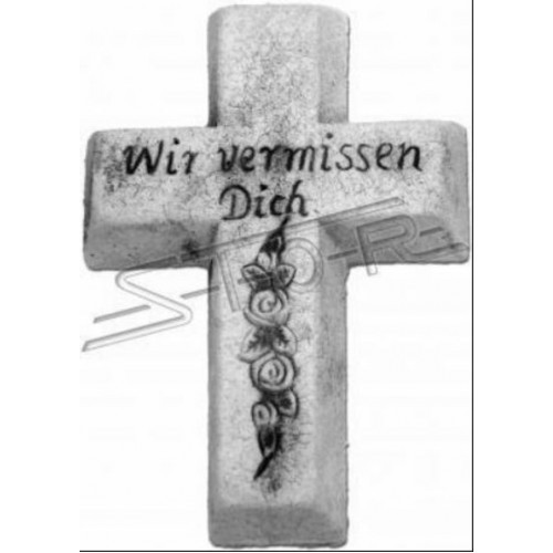 Dekoration Kreuz Grab Deko Grabschmuck Stein Dekoration Statue