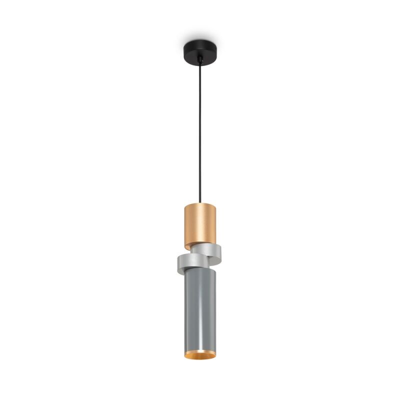 Maytoni Pendelleuchte Palette GU10 grau silber gold