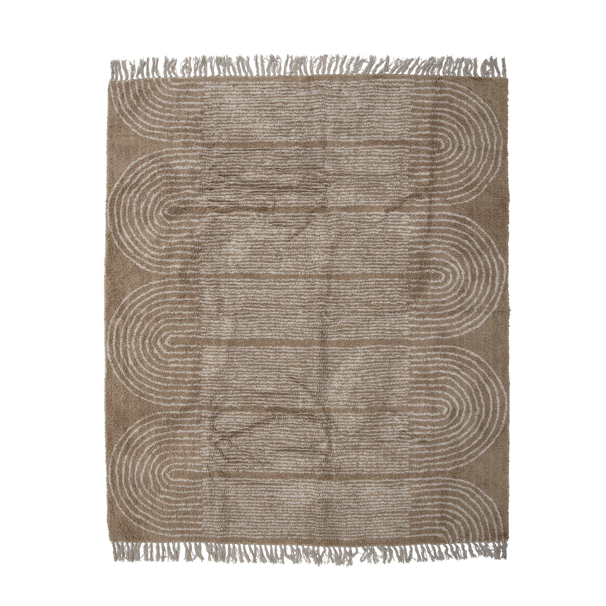 Bloomingville Teppich Baumwolle braun Zeynep 150x215cm