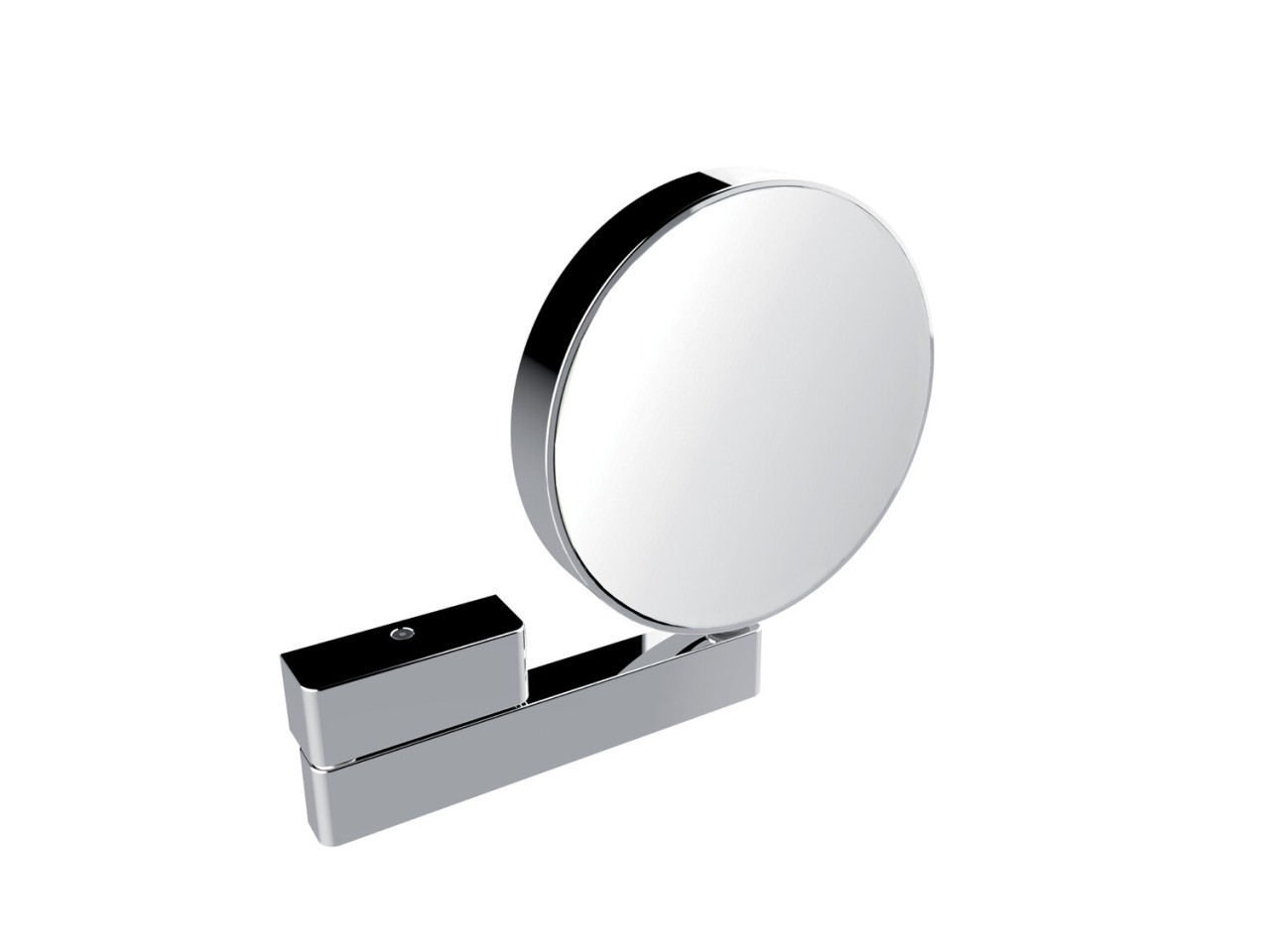 Emco Kosmetikspiegel prime 1-armig, 3-/7-fach, rund, beidseitig verspiegeltD: 202 mm, chrom, 1095001 109500117