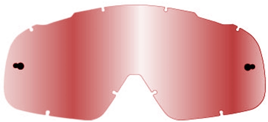 FOX Airspace / Main MX20 Chrome Lexan Mirrored Udskiftning af objektiv, rød til mand