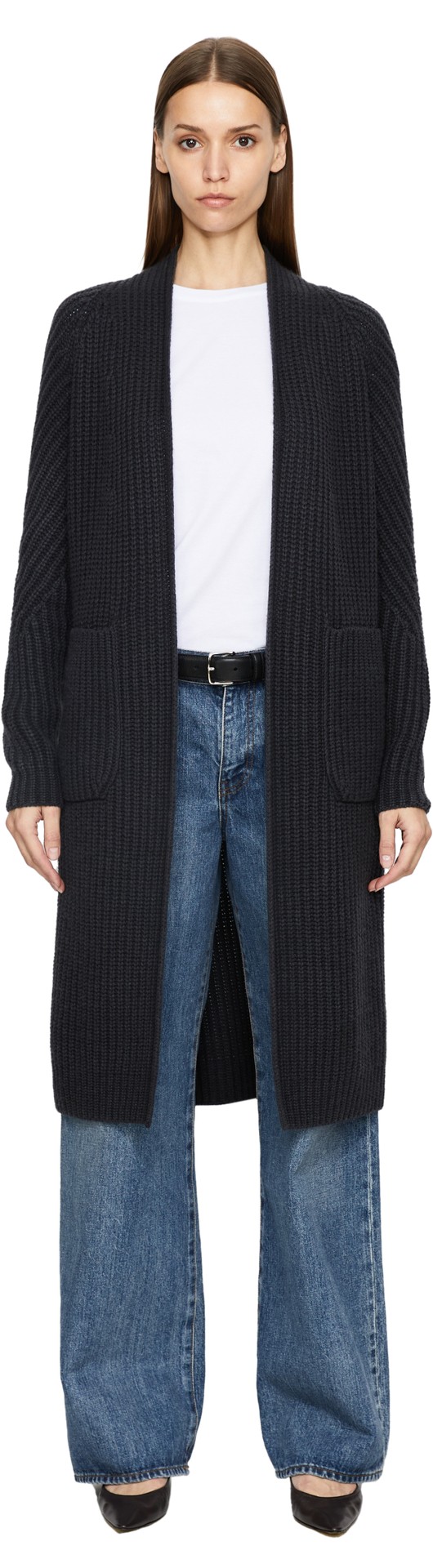 Cashmere-Strickjacke 'Gillian' Kajal Stonewashed