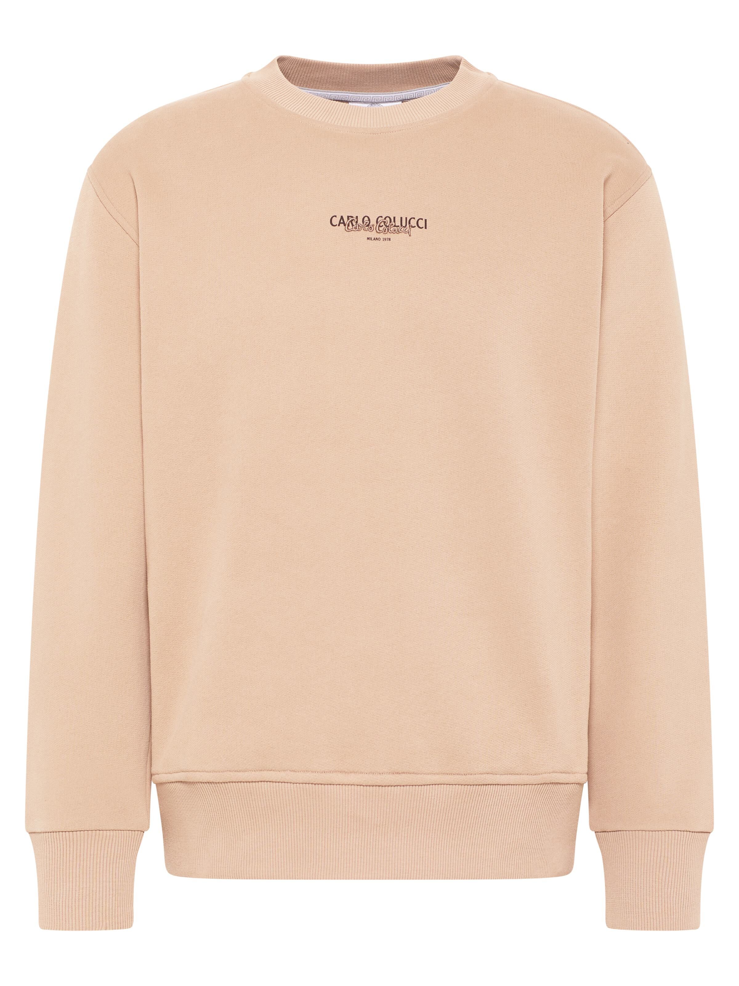 Carlo Colucci Sweatshirt Basic Line - XS Beige