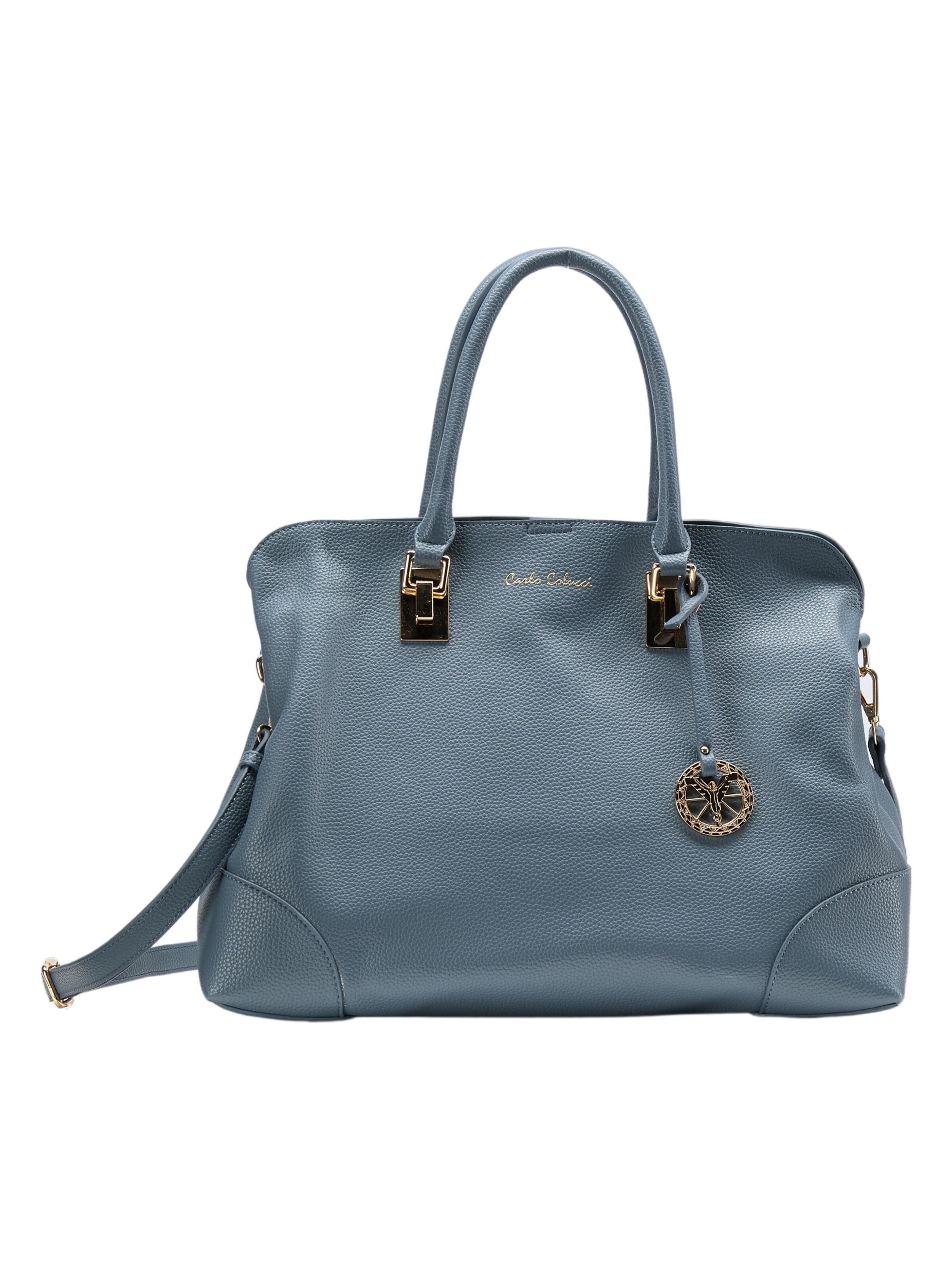 Handtasche mit feiner Narbung