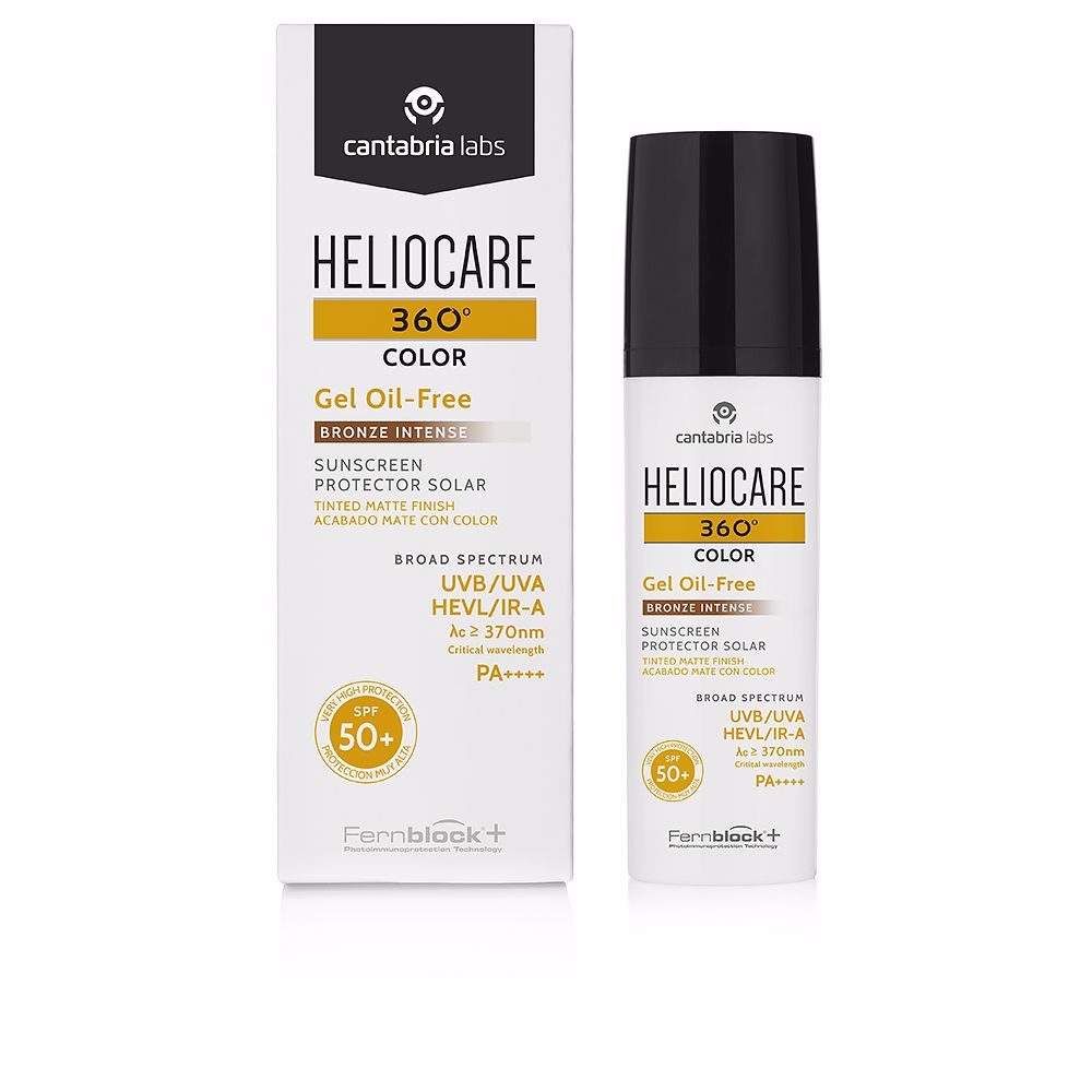 Heliocare 360° Color Sonnenschutz mit ölfreier Gelfarbe SPF50+ #Bronze intensiv