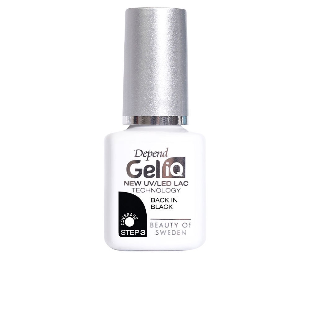 Gel Iq Nagellack #back in Schwarz