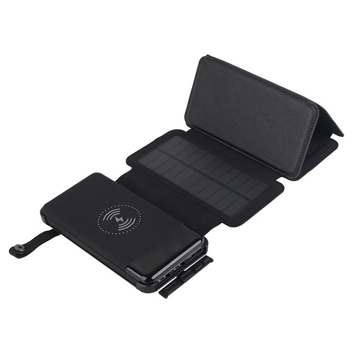 FELIXX Solar Powerbank Premium 10000 mAh schwarz
