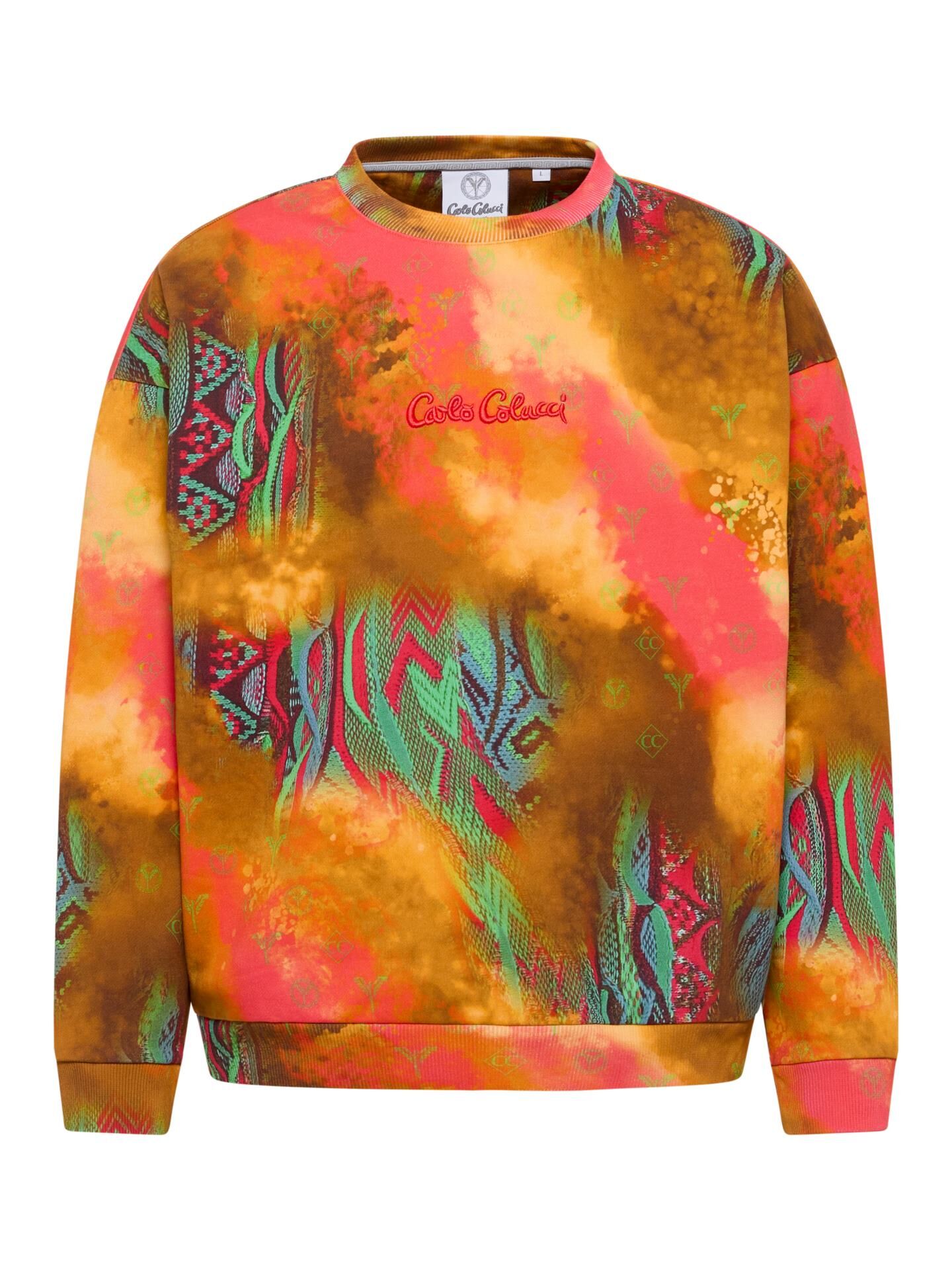 Oversize Sweatshirt - Sprayed knit