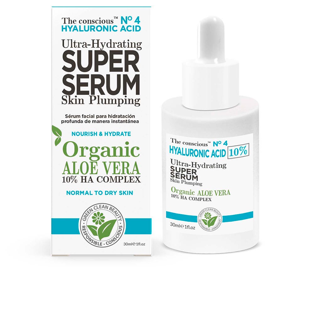 Hyaluronic Acid ultra-hydrating super serum organic aloe vera 30 ml