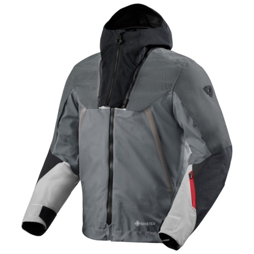 REV'IT! Stratum GTX Jacket, Men's Gore-Tex® motorcycle, Grey Anthracite