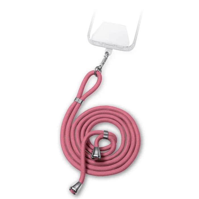 VIVANCO Handykette Smartphone Necklace Patch universal pink