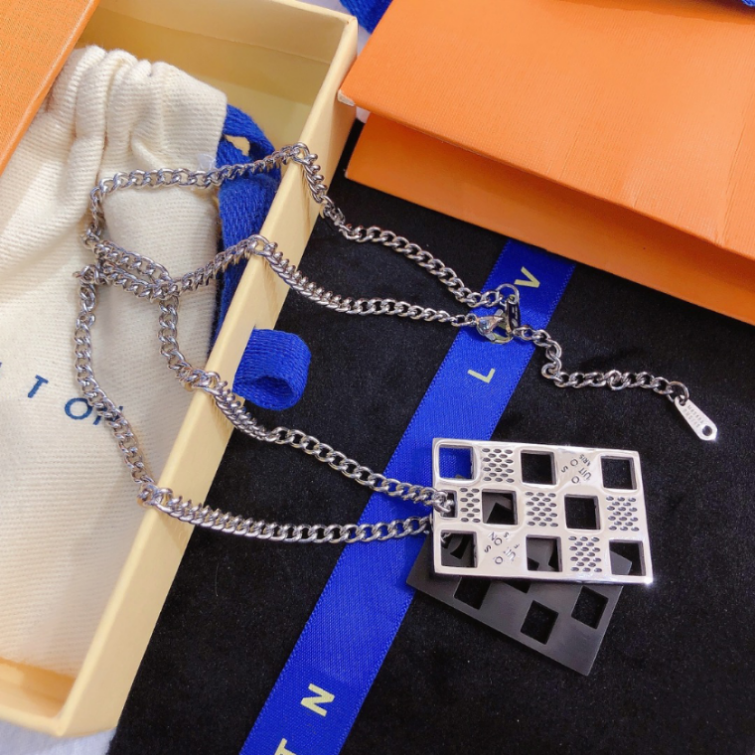 Hot Brand Double Tag Halsketten Designer Luxus Anhänger Halskette Classic Premium Schmuck Lange Ketten Fashion Selected Unisex Entworfen für Männ