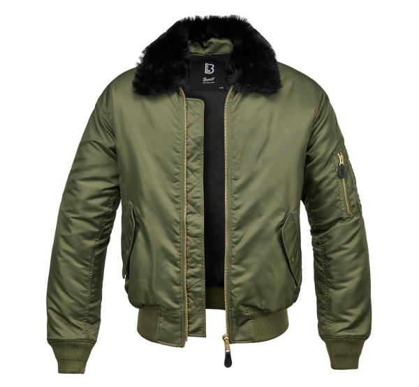 MA2 Jacke mit Kunstfellkragen