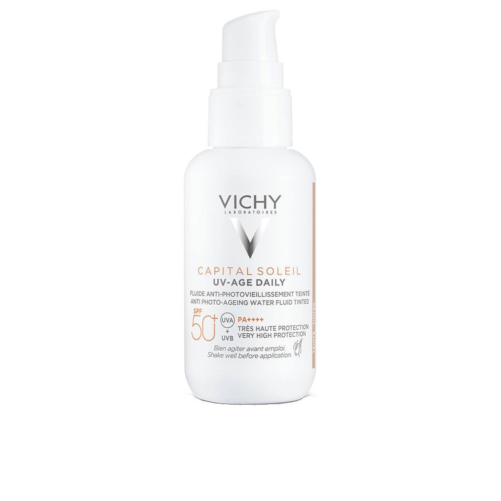 Capital Soleil Uv Age tägliches Sonnenschutzfluid helle Farbe Lsf 50+ 40 ml