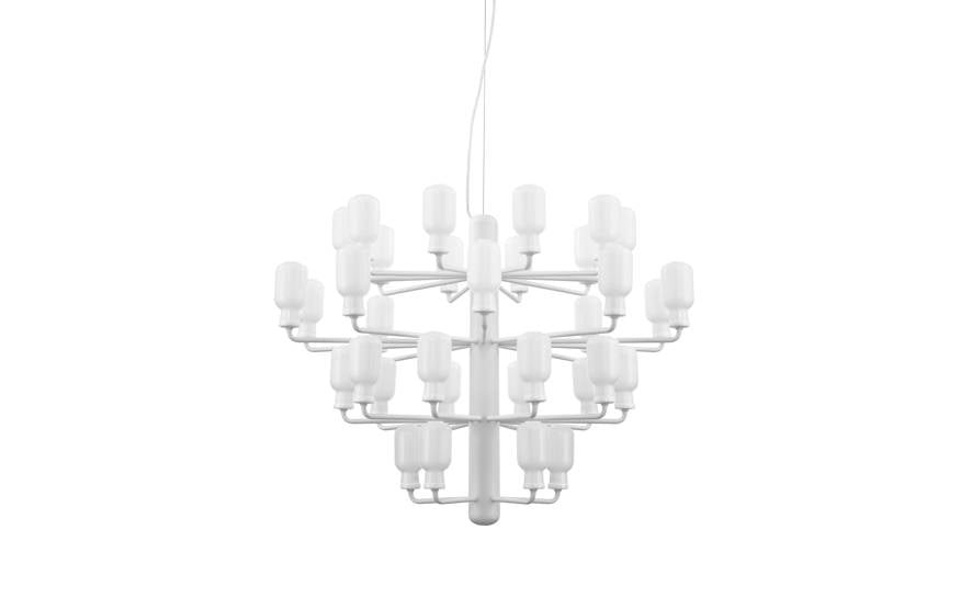 Normann Copenhagen AMP Kronleuchter Große Pendelleuchte weiß