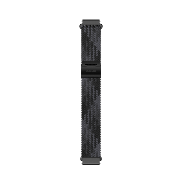Geflochtenes Polar Armband, 20 mm, Schwarz