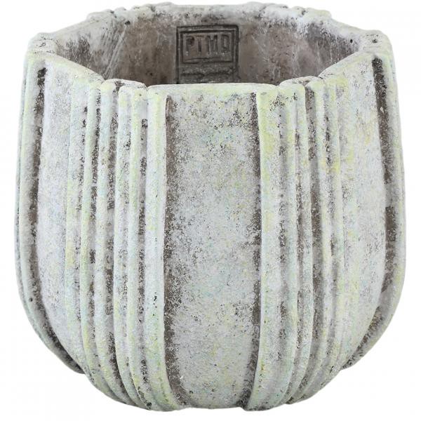 PTMD Blumentopf Valerio L grau/grün 19 cm