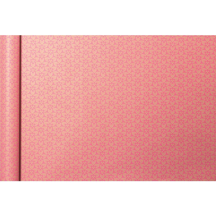 Geschenkpapier Schuppenmuster Rosa Blumen 5 x 0,35 m 70 g Tiny Rolls