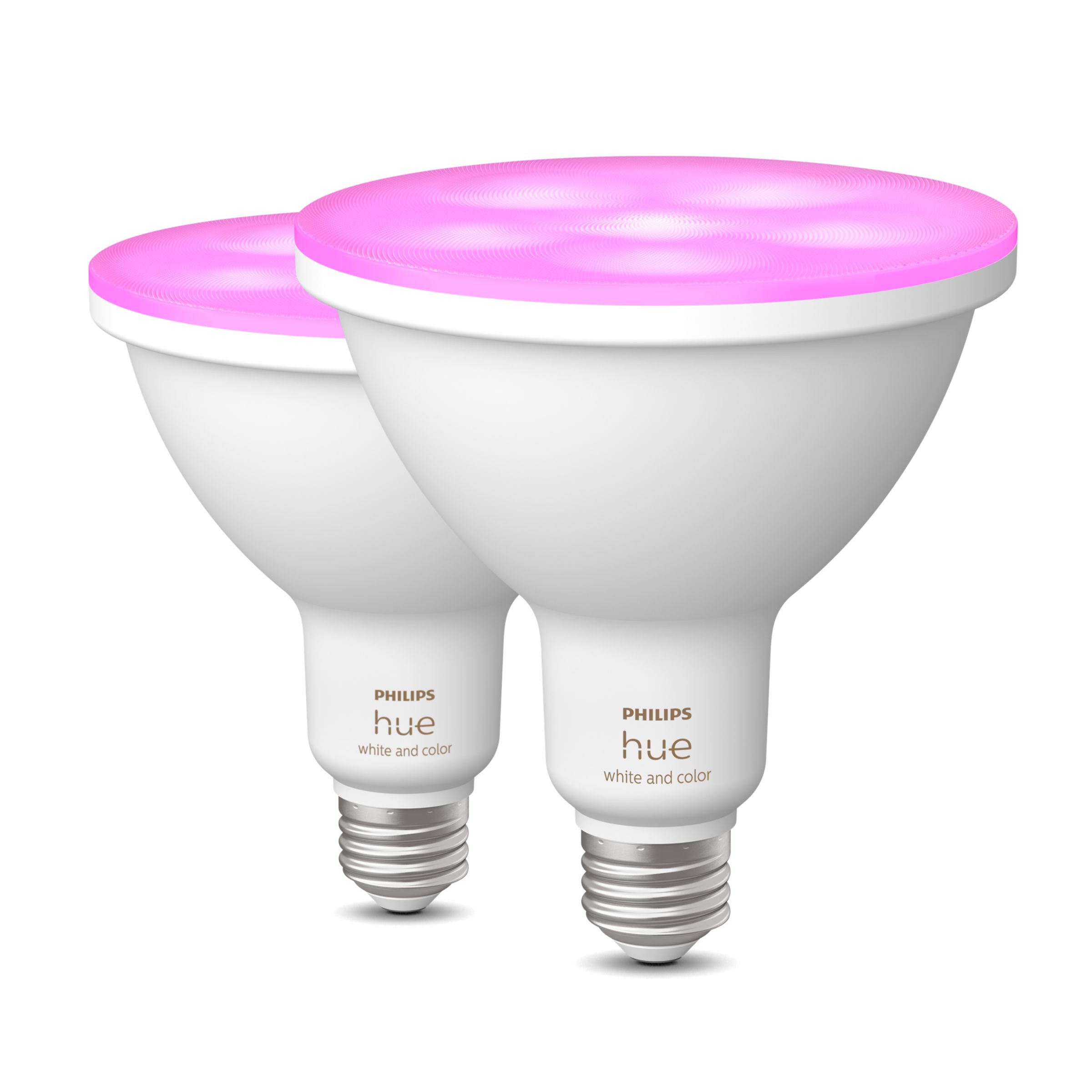 Philips Hue White and color ambiance PAR38 - E26 smart bulb - (2-pack)