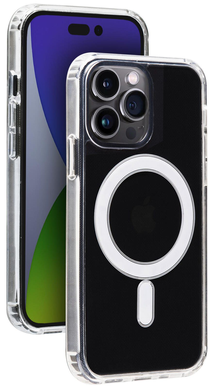 BigBen Handy-Cover MagSafe Hybrid Case für iPhone 14 Pro transparent