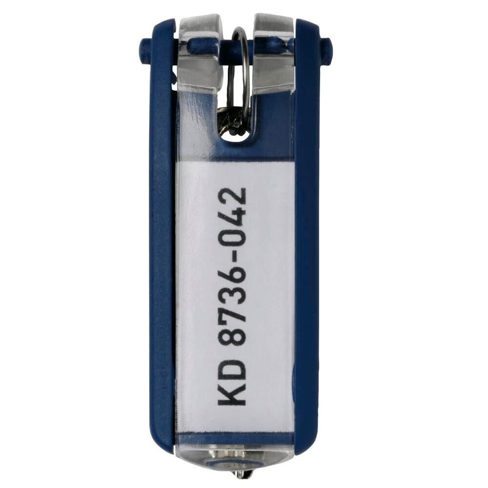 DURABLE Schlüsselanhänger KEY CLIP dunkelblau - 6 Stück