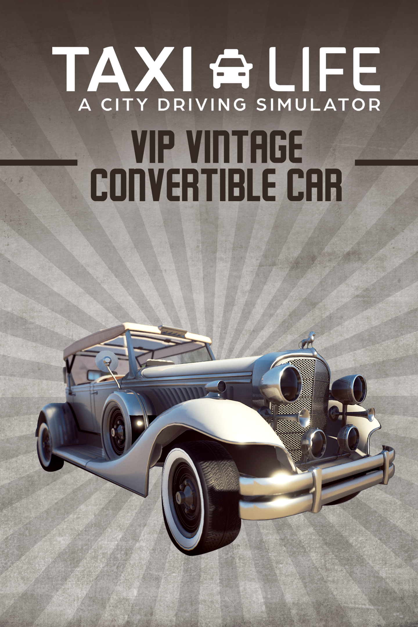 Taxi Life: A City Driving Simulator - VIP Vintage Convertible Car - PC-Spiel