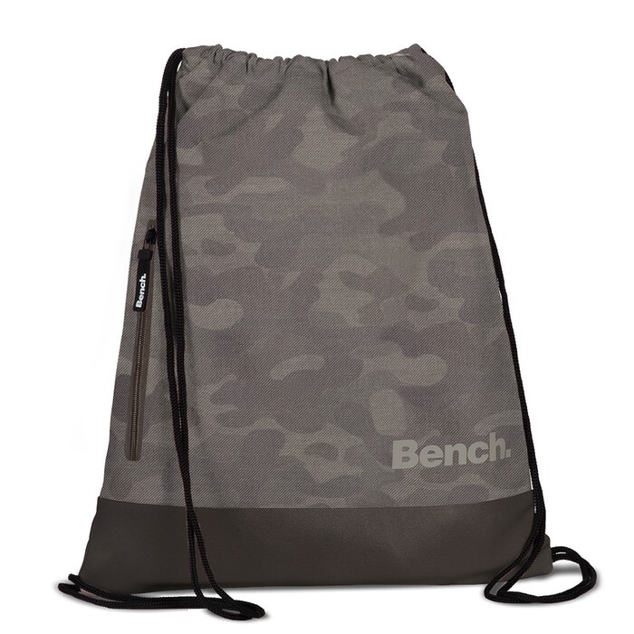 BENCH Rucksack mit Kordelzug 11 Liter camouflage grau