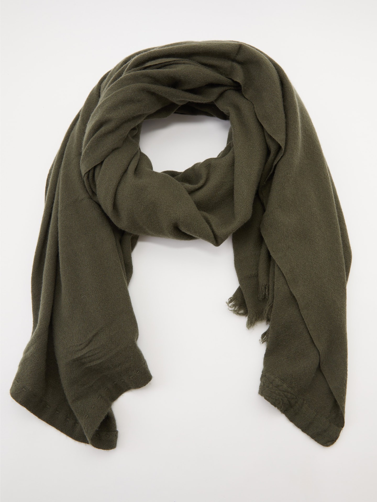 Cashmere-Schal 'Sim Large' Khaki