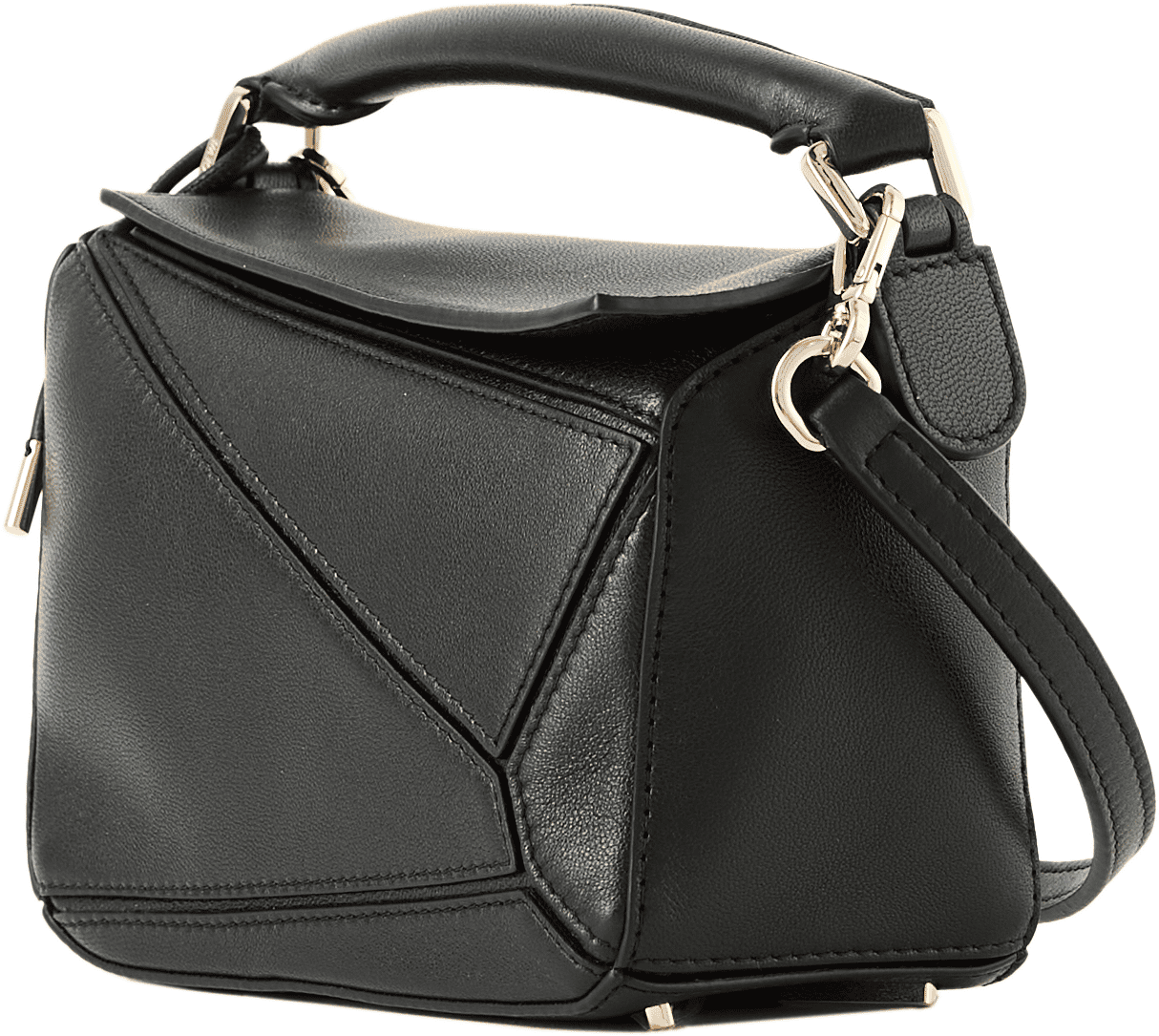 Handtasche 'Puzzle Featherlight Mini' Schwarz