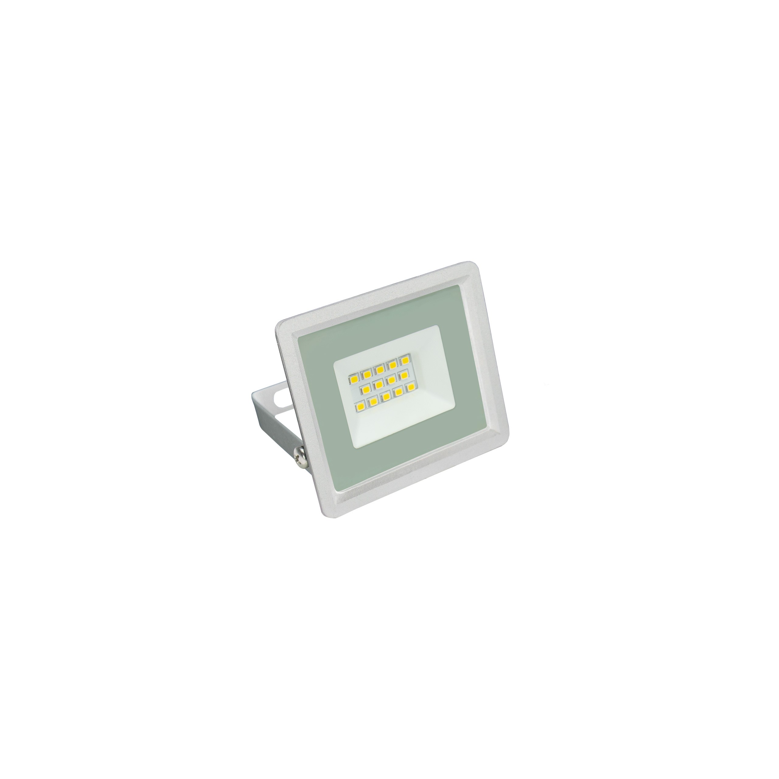 SpectrumLED® NOCTIS LUX3 LED Fluter, Strahler, Scheinwerfer 10 Watt Gehäuse weiß Schutzklasse IP65 mit Alugehäuse 950 Lumen 3000K warmweiß
