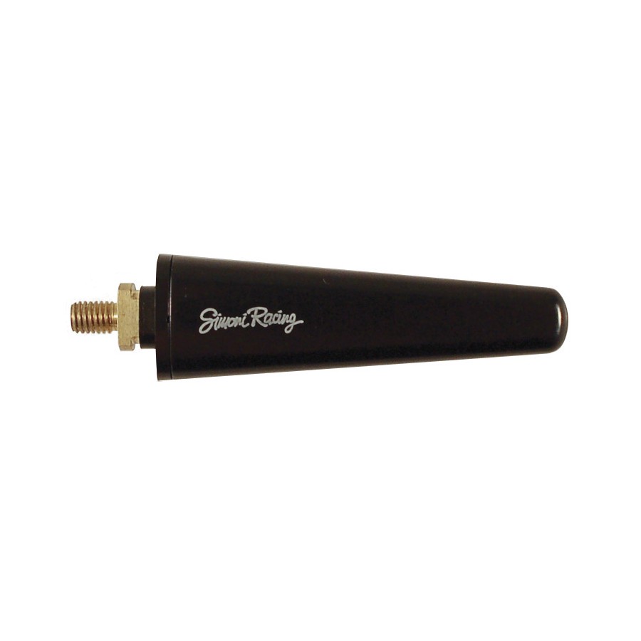 Simoni Racing Aluminium 'Real' Antenne Spécial M6 - Noir - Longueur 6cm - pour Alfa/Fiat/Lancia