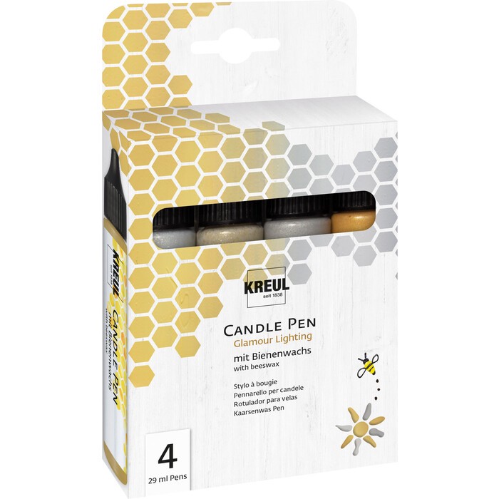 KREUL Candle Pen 4er Set Glamour Lighting