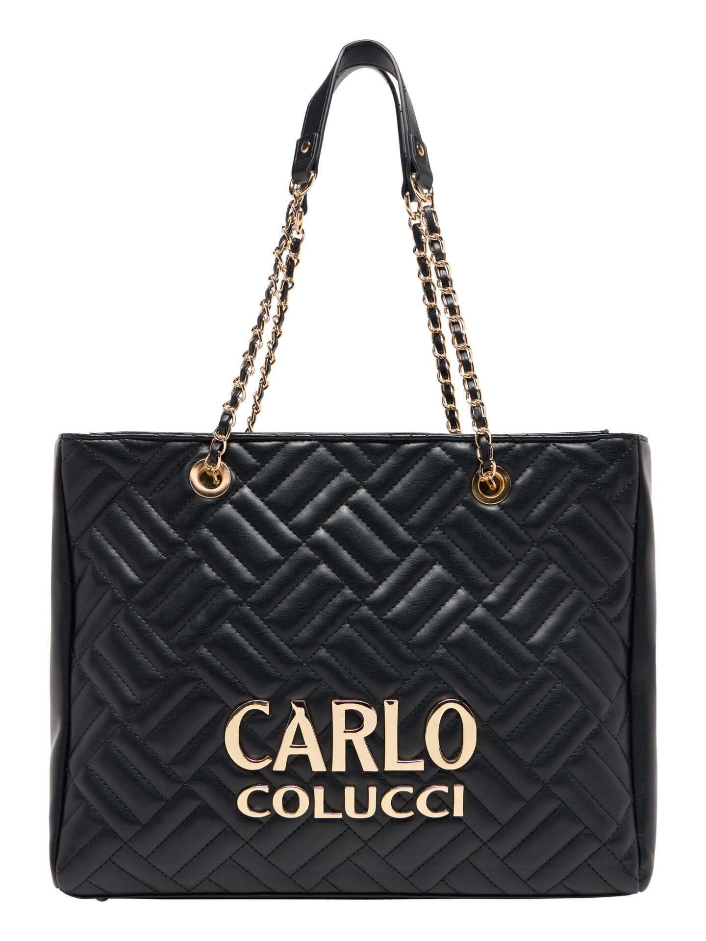 Carlo Colucci Gesteppter Shopper - Schwarz